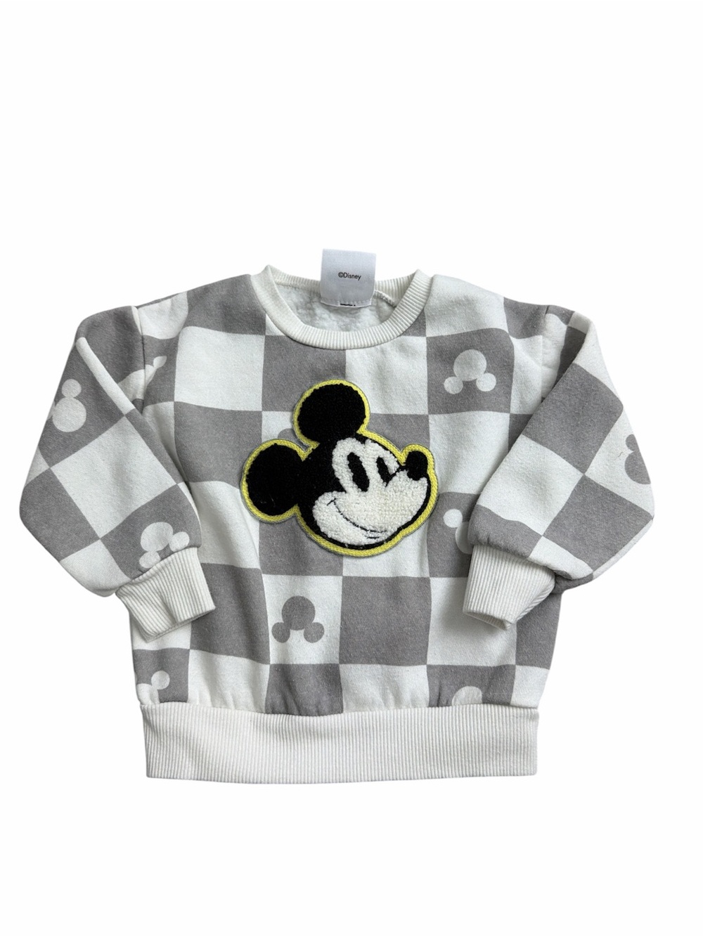 Disney Mickey Mouse Checkered pull over